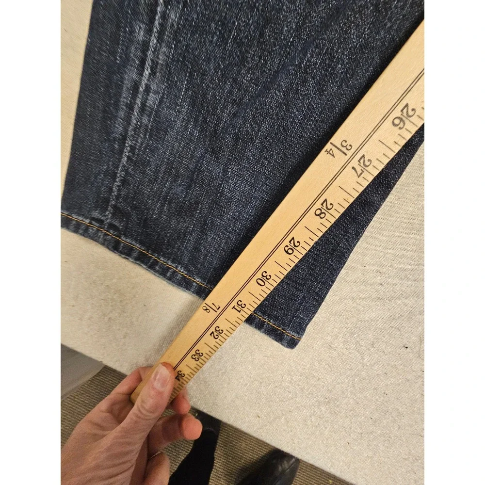True Religion Ricky Relaxed Straight Leg Dark Wash Denim Jeans‎ Mens 29 USA